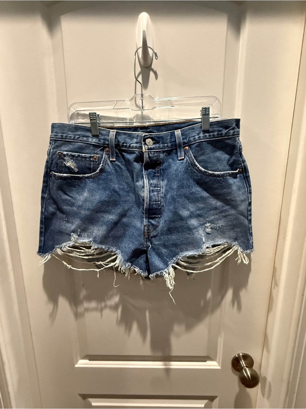 Levi 501 Shorts Medium Wash